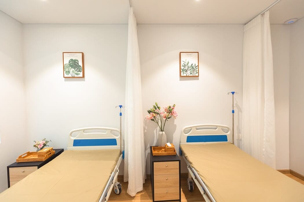 Phòng nghỉ dưỡng hậu phẫu tại Dr. Eye